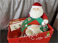 Christmas Dishware Gift Basket