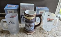 Lot of Coors Beer Collectible Steins
