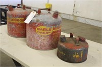 (3) Metal Fuel Cans