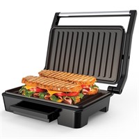 R1671  GPED Panini Press Grill, 10.6" x 8.7