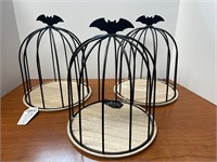 3 Bat Bird Cages $5 retail tags