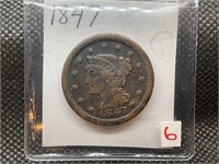 1847 LARGE CENT