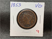 1853 LARGE CENT