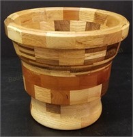 Interesting 6" Piece Made of Many Different Woods