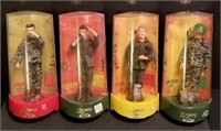 1960s Topper 'The Tigers' Action Figures in Cases