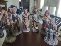 Vintage Old Men/ Women Porcelain Figures