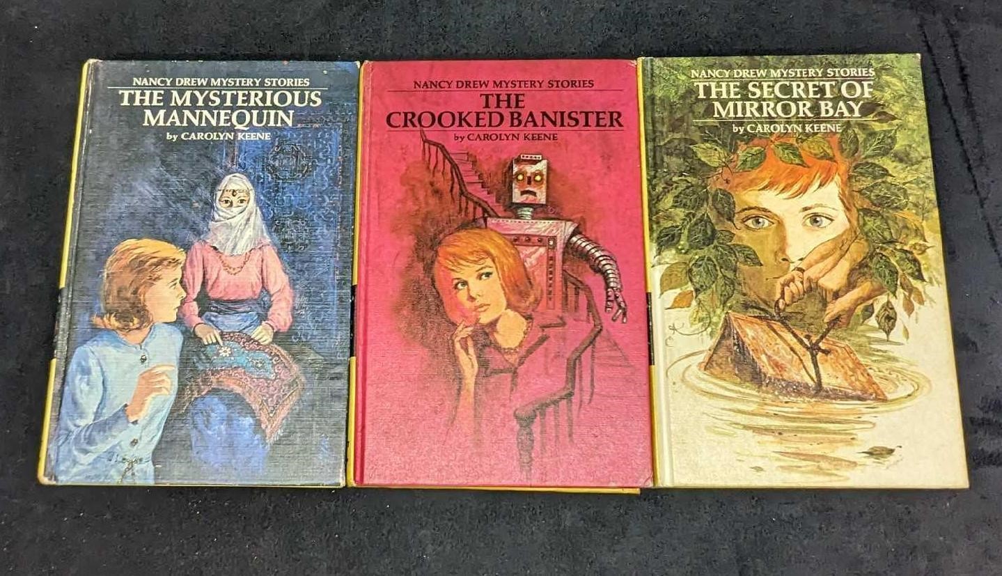 3 1970s Nancy Drew Mystery Stories Hardcovers 47 4