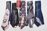 5 cravates thématique femmes