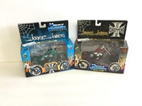 2 Jesse James WC Choppers 1:18 Scale