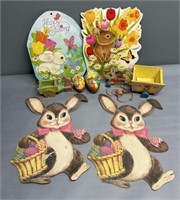 Vintage Easter Decoration Lot Collection