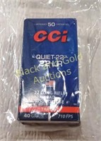 (45) Rounds of CCI Quiet 22 LR Ammo