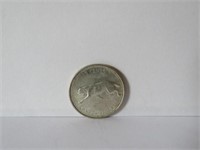 1967 CANADIAN 25 CENTS SILVER COIN