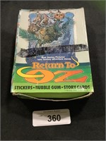 Opened Box Of NOS Topps Return To Oz Story Cards