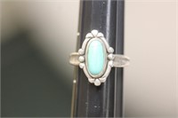 Sterling and Turquoise Ring