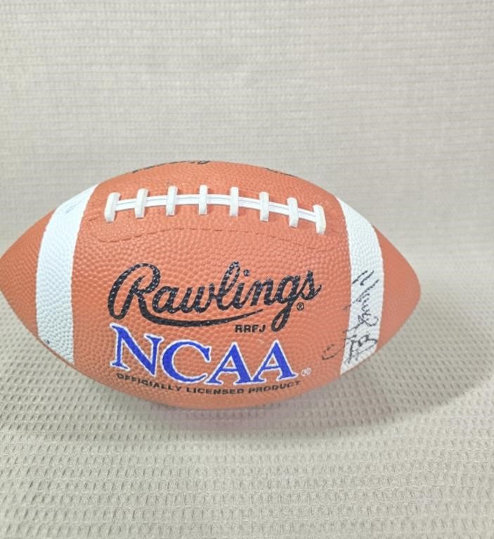 Autographed Rawlings NCAA Football