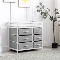 Baby Changing Table with 6 Storage