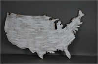 Wooden America Wall Art