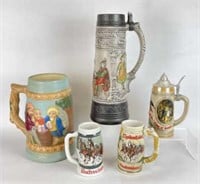 Selection of Beer Steins