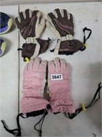 (2) PAIRS OF GLOVES