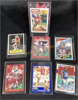 MIXED LOT 7 FOOTBALL CARDS