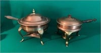 2 Chafing Dishes