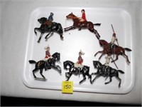 6-Metal Horses & Soldiers