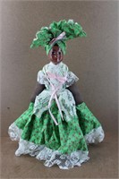 15" Folk Art African Handmade Doll