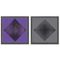 Victor Vasarely (1908-1997), "Goyo - SZ et Goyo -