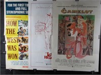 1960's Vintage 1960's One-Sheet Lot (3)