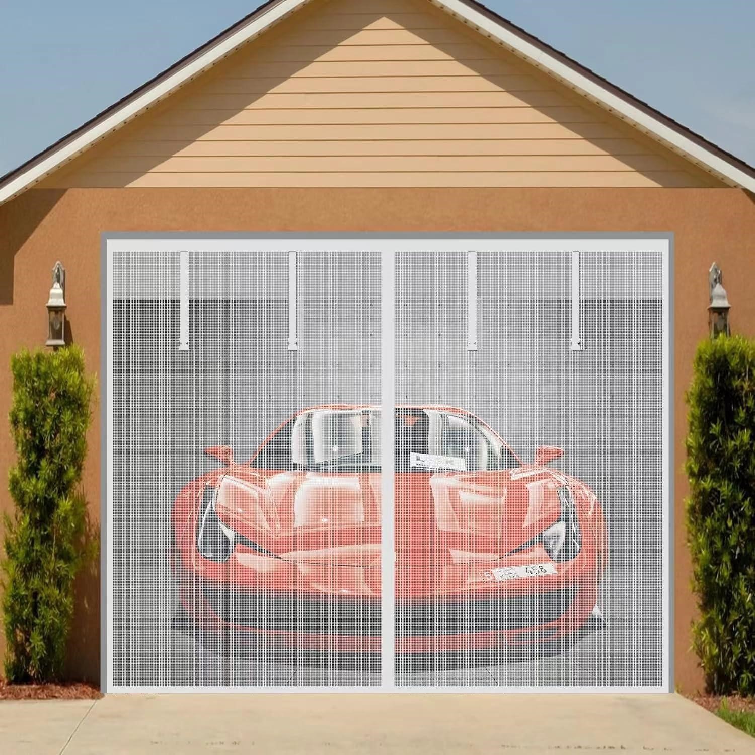 Magnetic Garage Screen Door