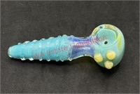 Glass pipe light blue and yellow  (living room)