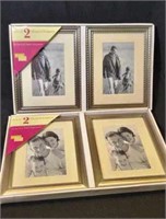 New 4 Silver Picture Frames