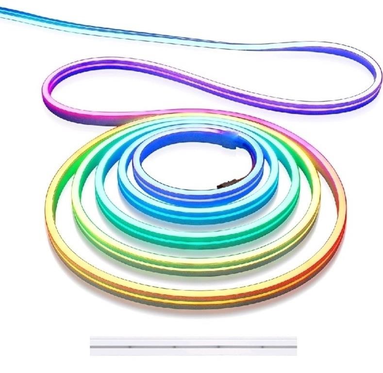 Aclorol 16.4FT LED Neon Rope Lights Addressable LE