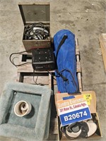 WASHER GAME, BATTERY CHARGER, GOLF SHOES,