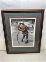 Jim Daly Framed Print Signed and Numbered 32 x 27