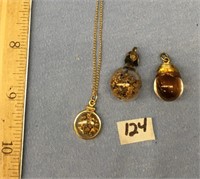 Lot of Alaska gold nugget jewelry     (3)