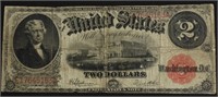 1917 2 $  US LEGAL TENDER F