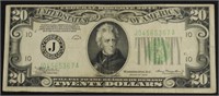 1924 20 $ FEDERAL RESERVE NOTE XF