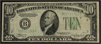 1934 10 $ FEDERAL RESERVE NOTE VF