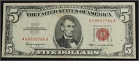 5 DOLLAR RED SEAL VF