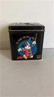 MICKEY MOUSE CONTAINER AND PEZ COLLECTIBLES