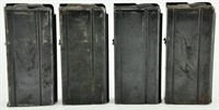 Lot of 4 M1 .30 Carbine 15 Rd Metal Magazines