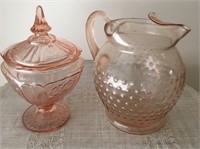 Vintage Depression Pink Glassware