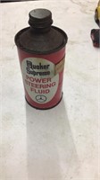 Antique power steering fluid can