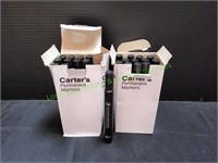 Carter's Black Permeant Markers, 23ct