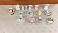 Porcelain Items 
Salt Pepper
Cups Saucers