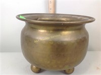 Imperial Russian brass planter or cuspidor