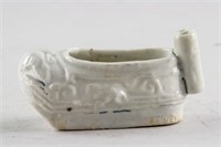 Chinese White Porcelain Shoe Form Water Pot