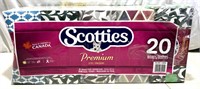 Scotties Premium White Tissues 20 Boxes