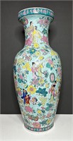 Chinese Antique Porcelain Enamel Floor Vase